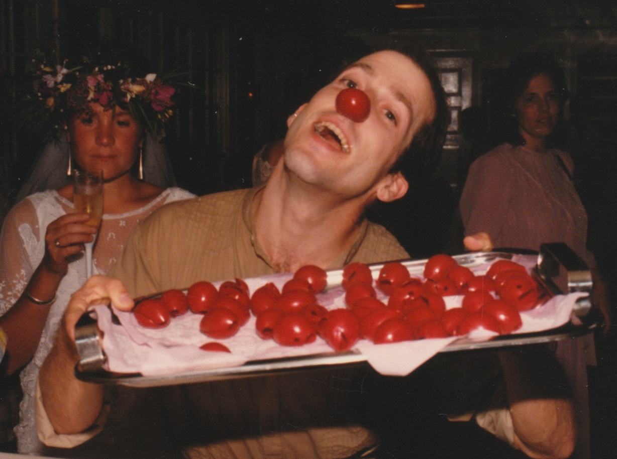 RED NOSES ON SILVER PLATTER